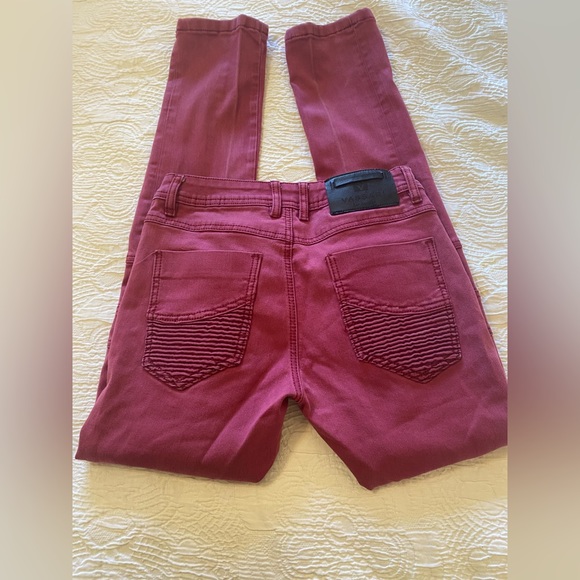 Men’s Biker Denim Jeans - Picture 6 of 8